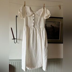 notPERFECTLINEN custom Cream Dress